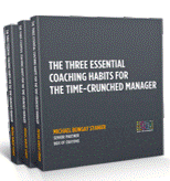 The Three Essential Coaching Habits of the Time Crunched Manager book cover 3