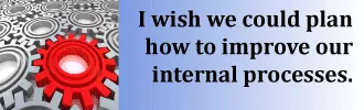 Improve your internal processes with a plan. Here's how.