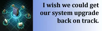 Failed to upgrade your system? Get back on track with this solution.