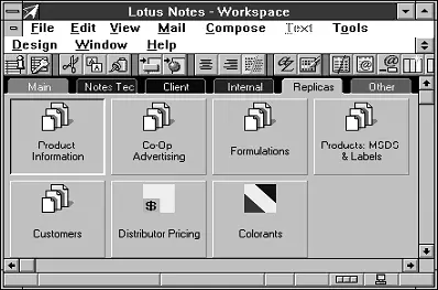 lotus notes workspace