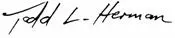 image of Todd Herman's signature